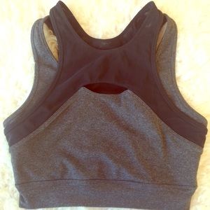 Sports bra athletic crop top